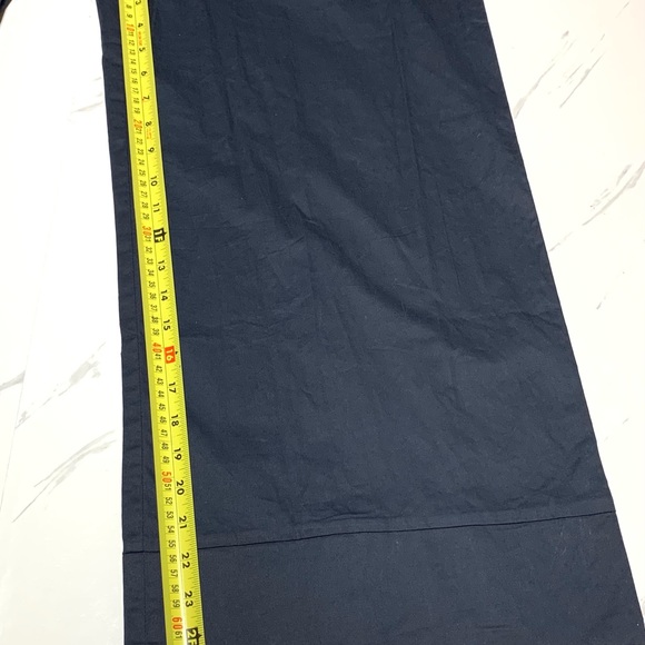 English Factory Navy Blue Palm Tree Full Length Square Pants Jumpsuit Size XS - Picture 13 of 15